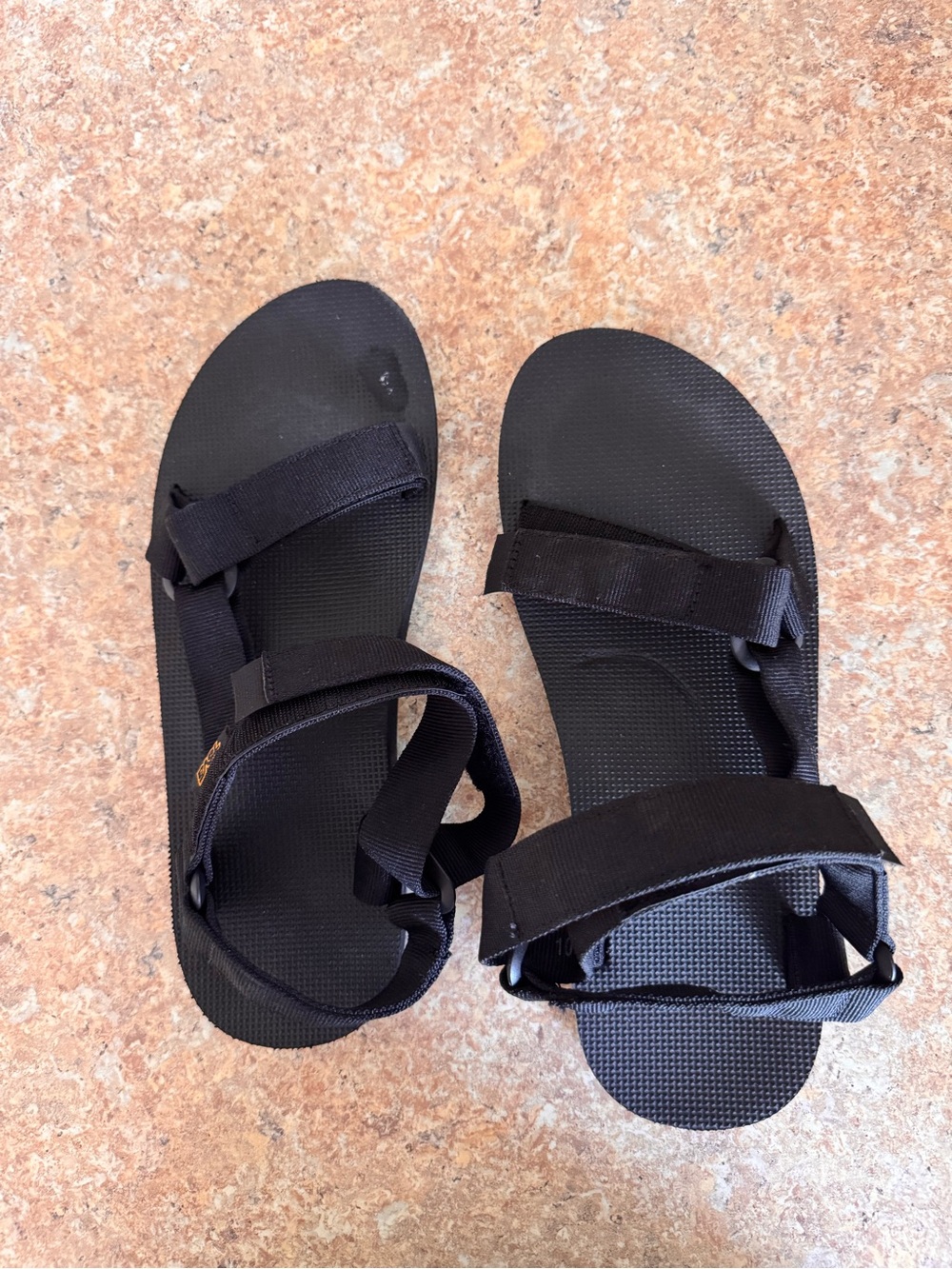 Teva Black Webbing Strap Sandals